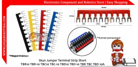 Skun Jumper Terminal Strip Short TBR10 TBR-10 TBC10 TBC-10 TBD10 TBD-10 TBR TBC TBD 10A - Merah