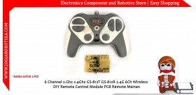 6 Channel 2.Ghz GS-170TX GS157R 6Ch Wireless DIY Remote Control Module PCB Remote Mainan