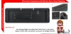 Jam Dinding Digital Jam Meja Desk Table Clock 13 inch 6629 Support Alarm Suhu Countdown 32x10.5x3 Cm dengan Remote