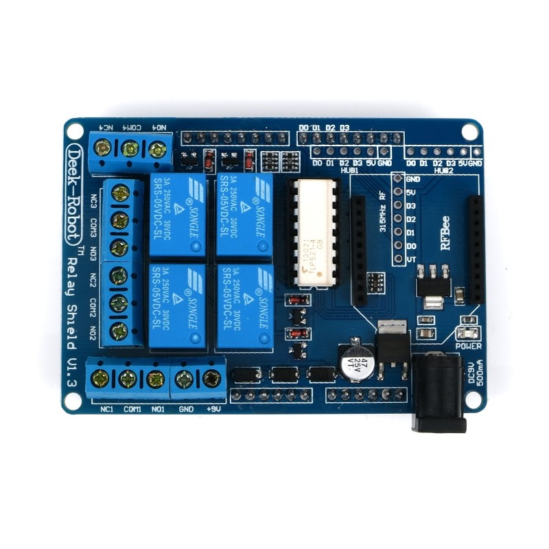 Jual Arduino Relay Shield V1.3 5V 4 Channel