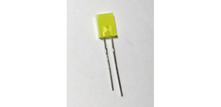 LED Kuning Persegi Panjang 2x5x7mm