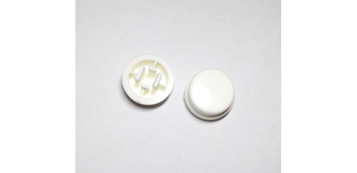 Knop/Cap Push Button 4 kaki 12x12x7.3mm-Putih