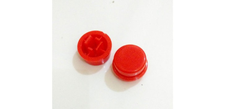 Knop/Cap Push Button 4 kaki 12x12x7.3mm-Kuning