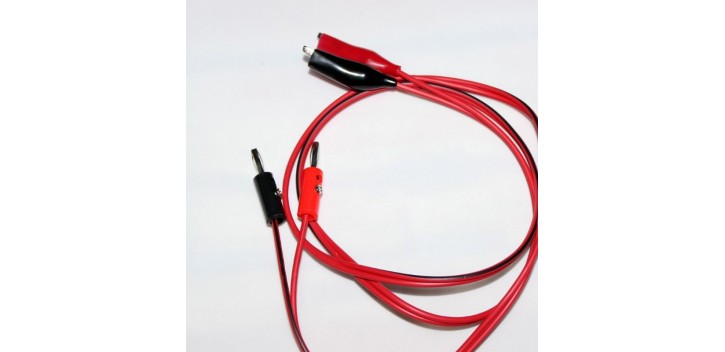 Banana Plug to Alligator Clip Test Probe Cable 