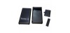 Black 135*70*25mm 2xAA Battery Holder Standard Plastic Enclosure Project Box