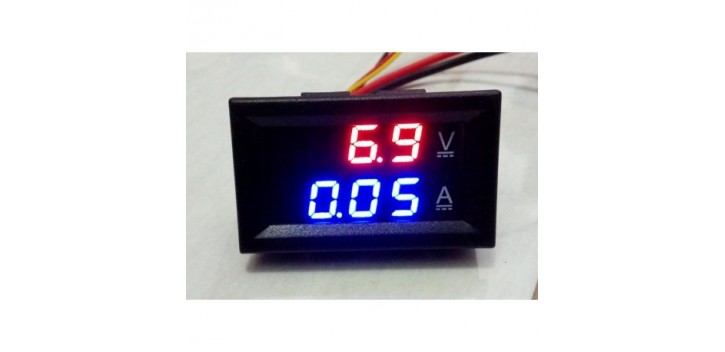 DC0-100V / 10A LED DC dual-display digital Voltmeter Amperemeter