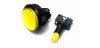 Tombol Acara Kuis Round Illuminated Push Button With LED 46mm-Yellow