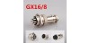 Aviation Plug 4-Pin 16mm GX16-4 Metal Male Female Panel Connector