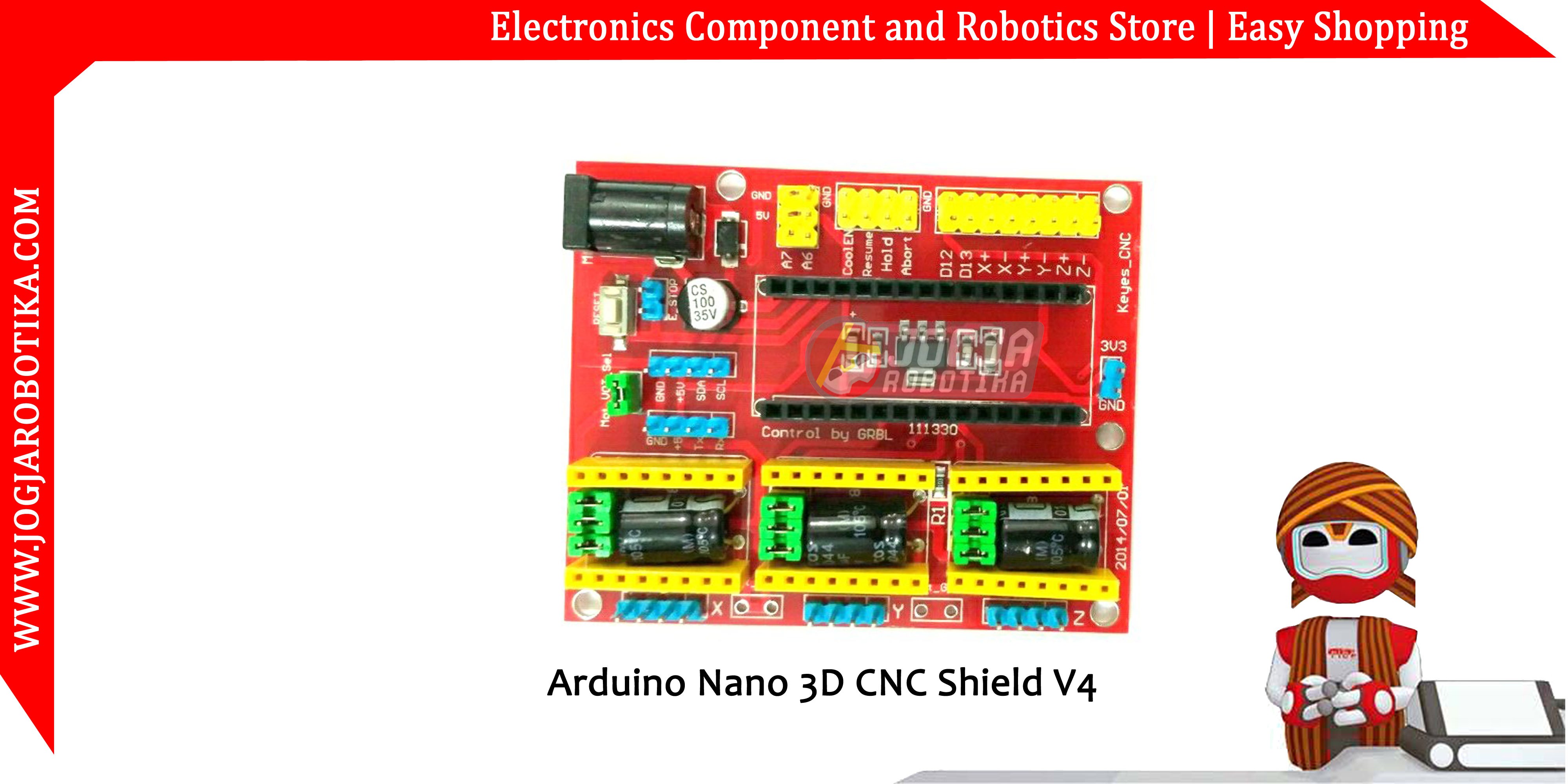 jual Arduino Nano 3D CNC Shield V4