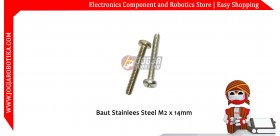 Baut Stainless Steel 304 M2x14mm