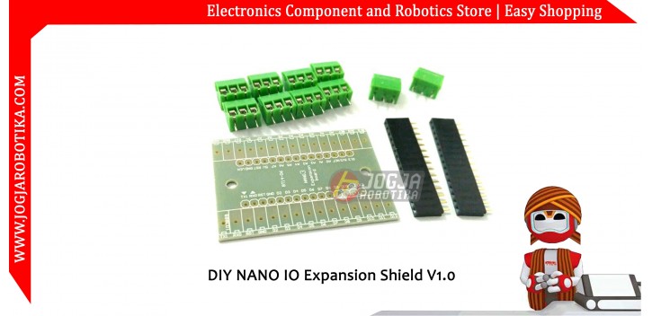 DIY NANO IO Shield Expansion V1.0 - Belum Disolder