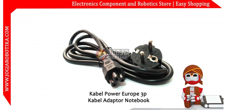 Kabel Power Europe 3p Kabel Adaptor Notebook