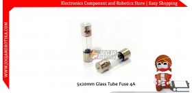 5x20mm Glass Tube Fuse 4A 250V