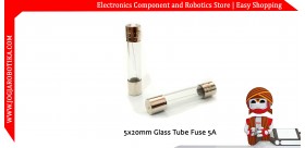 5x20mm Glass Tube Fuse 5A 250V