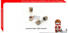 5x20mm Glass Tube Fuse 6A 250V