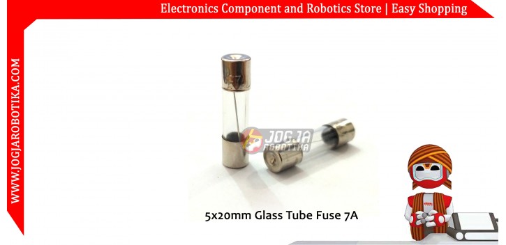 5x20mm Glass Tube Fuse 7A 250V