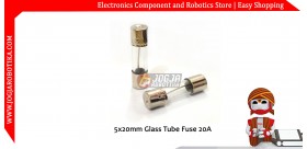 5x20mm Glass Tube Fuse 20A 250V
