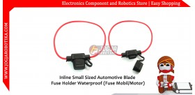 Inline Small Sized Automotive Blade Fuse Holder Waterproof