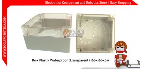 Box Plastik Waterproof (transparent) 160x160x90