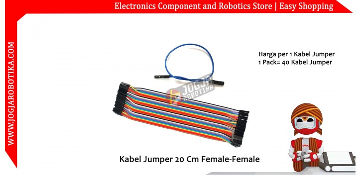 Kabel Jumper 20 Cm Female-Female Ecer 1pcs