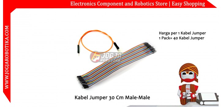 Kabel Jumper 30 Cm Male-Male Ecer 1pcs