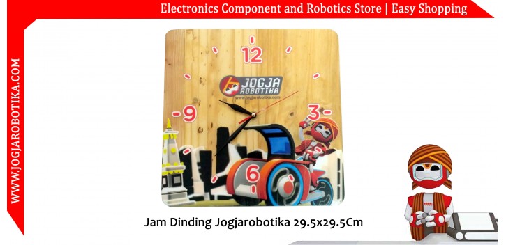 Jam Dinding Jogjarobotika 29.5x29.5Cm