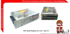 PSU Dual Output 5V 2.2A + 24V 1A