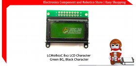 LCM0802C 8x2 LCD Character Breen BG Black Character