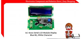 I2C 16x02 Serial LCD Module Display Blue BG White Character