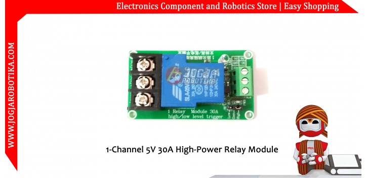 1-Channel 5V 30A High-Power Relay Module