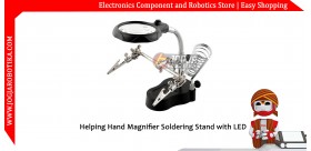 Helping Hand Magnifier Soldering Stand with LED