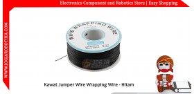 Kawat Jumper Wire Wrapping Wire 30AWG 1 Roll- Hitam