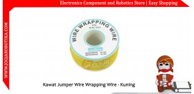 Kawat Jumper Wire Wrapping Wire 30AWG 1 Roll - Kuning