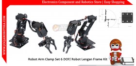 Robot Arm Clamp Set 6 DOF/ Robot Lengan Frame Kit