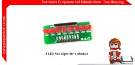 8 LED Red Light Strip Module