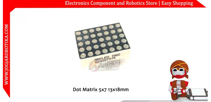 Dot Matrix 5x7 13x18mm