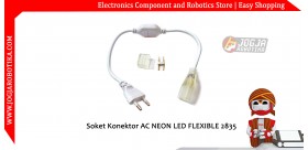 Soket Konektor AC NEON LED FLEXIBLE 2835