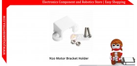 N20 Motor Bracket Holder - Putih