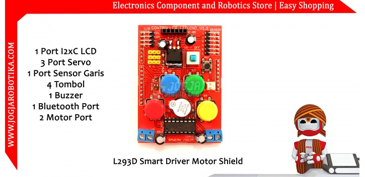 L293D Smart Driver Motor Shield
