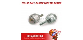 CY-19D Ball Caster with M6 Screw- Full Carbon Steel
