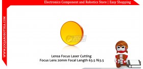Lensa Focus Laser Cutting Focus Lens 20mm Focal Length 63.5 f63.5