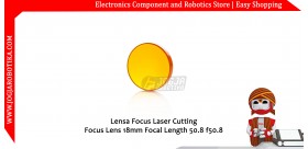 Lensa Focus Laser Cutting Focus Lens 18mm Focal Length 50.8 f50.8