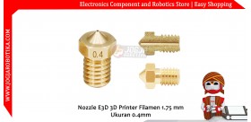 Nozzle E3D 3D Printer Filamen 1.75 mm