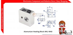 Alumunium Heating Block MK7 MK8