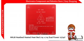 MK2B Heatbed Heated Heat Bed 214 x 214 Dual Power 12/24V