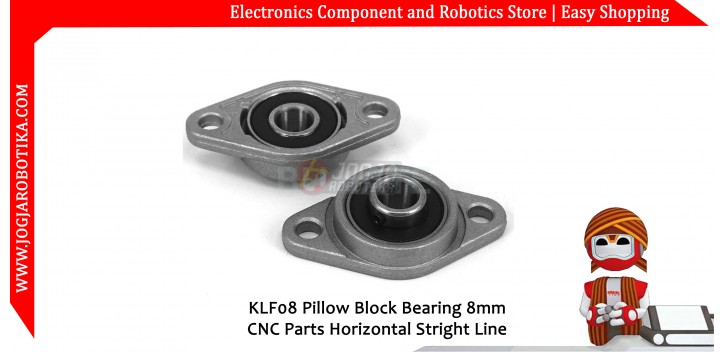 KLF08 Pillow Block Bearing 8mm CNC Parts Horizontal Stright Line