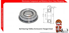 Ball Bearing F688zz 8x16x5mm Flanged Steel