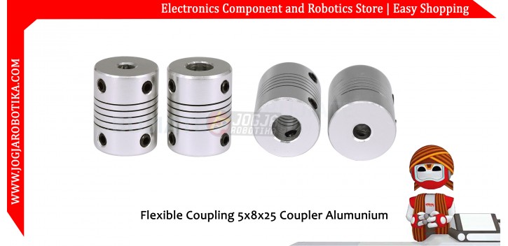 Flexible Coupling 5x8x25 Coupler Alumunium
