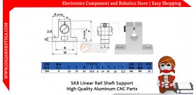 SK8 Linear Rail Shaft Support High Quality Aluminum CNC Parts