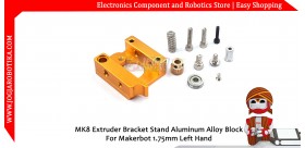 MK8 Extruder Bracket Stand Aluminum Alloy Block For Makerbot 1.75mm Left Hand